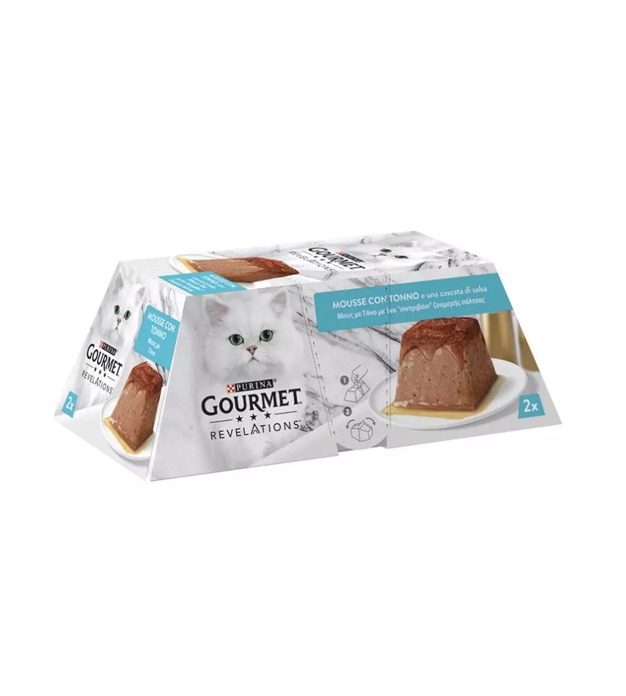 PURINA GOURMET REVELATIONS MOUSSE TONNO 2X57 GR